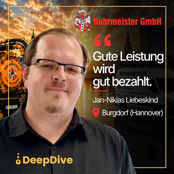 Podcast-Cover: Rohrmeister GmbH, Jan-Niklas Liebeskind